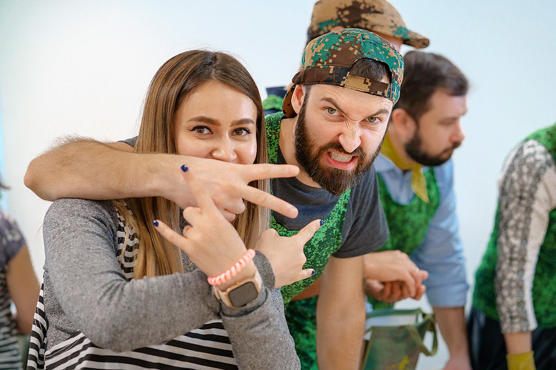 Корпоратив на День строителя в Izhevsk с уличными активностями