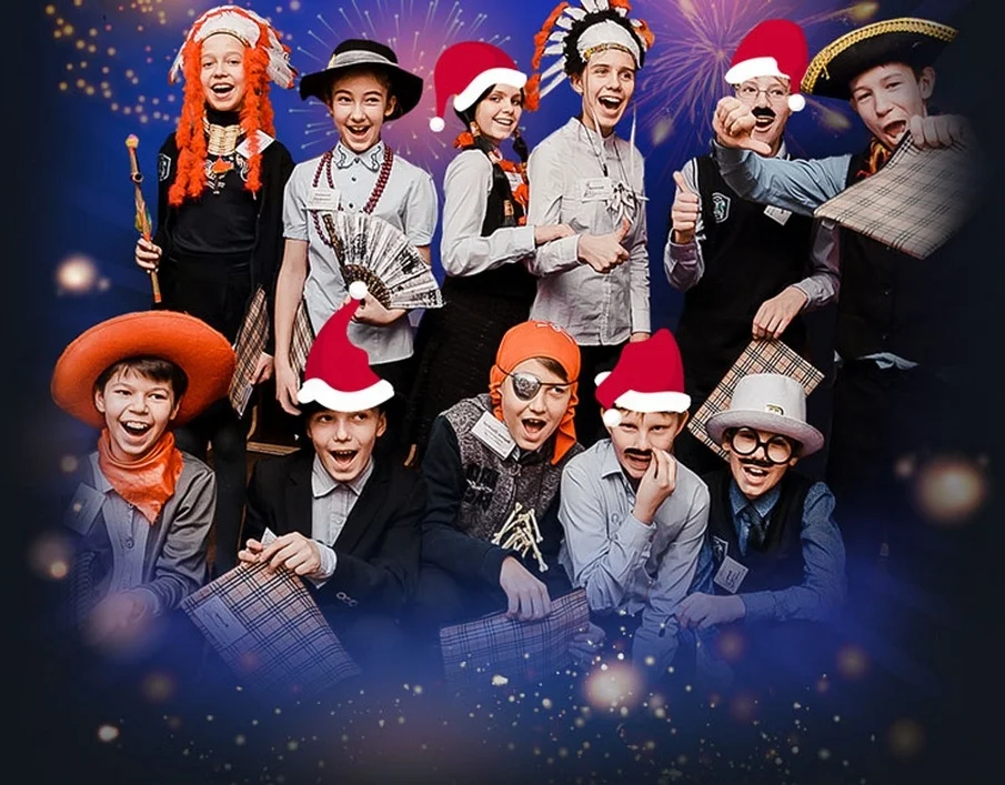 Новый год в школе в Ижевске.